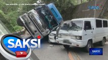 Overloading, nakikitang dahilan ng pagtagilid ng 10-wheel truck sa Baguio | Saksi