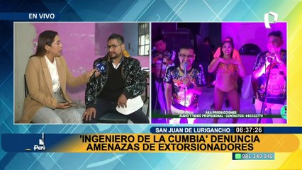 Extorsionadores exigen S/3 mil a cantante de cumbia para dejarlo trabajar en paz