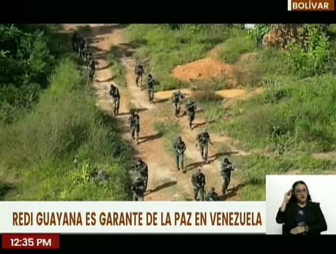 Bolívar | REDI Guayana realiza trabajos de operaciones militares en pro de preservar la paz del país