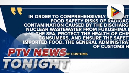 China suspends imports of Japanese seafoods due to wastewater issue