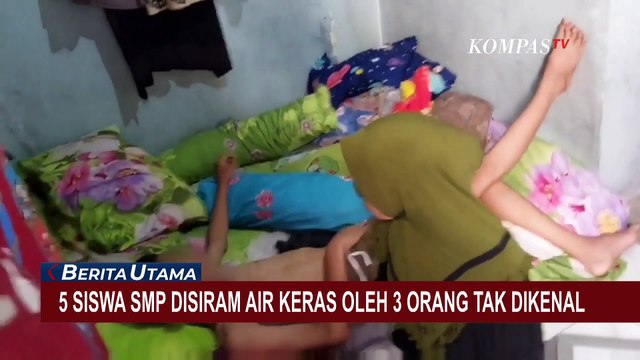 Ngeri! 5 Pelajar SMP di Jakarta Utara Disiram Air Keras Orang Tak Dikenal