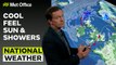24/08/23 – A mixture of sunshine and showers – Evening Weather Forecast UK – Met Office Weather