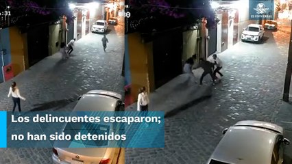 “¡Auxilio!”, grita mujer al ser asaltada en calles de Oaxaca