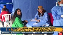 COVID-19: realizan campaña de vacunación en las instalaciones de Panamericana TV