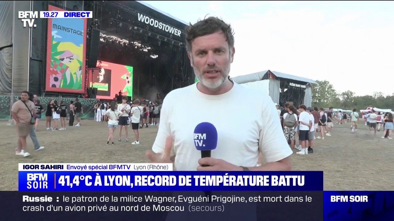Canicule: le record historique de température battu à Lyon avec 41,4°C relevés