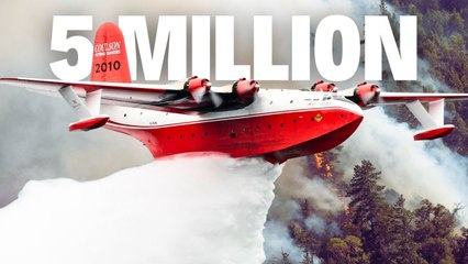 The incredible Martin JRM Mars Water Bomber Airplane