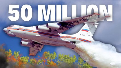 The Incredible Ilyushin IL-76 Water Bomber Airplane