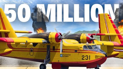 The Incredible Canadair DHC-515 Water Bomber Airplane