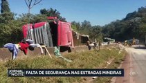 Falta de segurança nas estradas mineiras