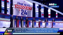 El primer debate republicano en EU; se plantean acciones contra lucha antidrogas en México