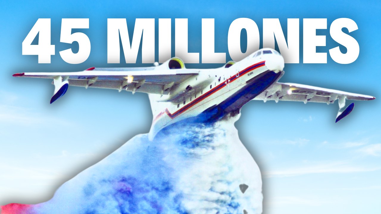 CARO Avión Bombardero de Agua Beriev Be 200