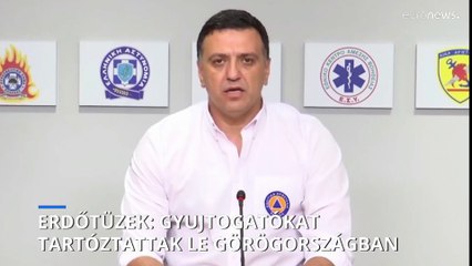 Erdőtüzek: gyújtogatókat tartóztattak le Görögországban