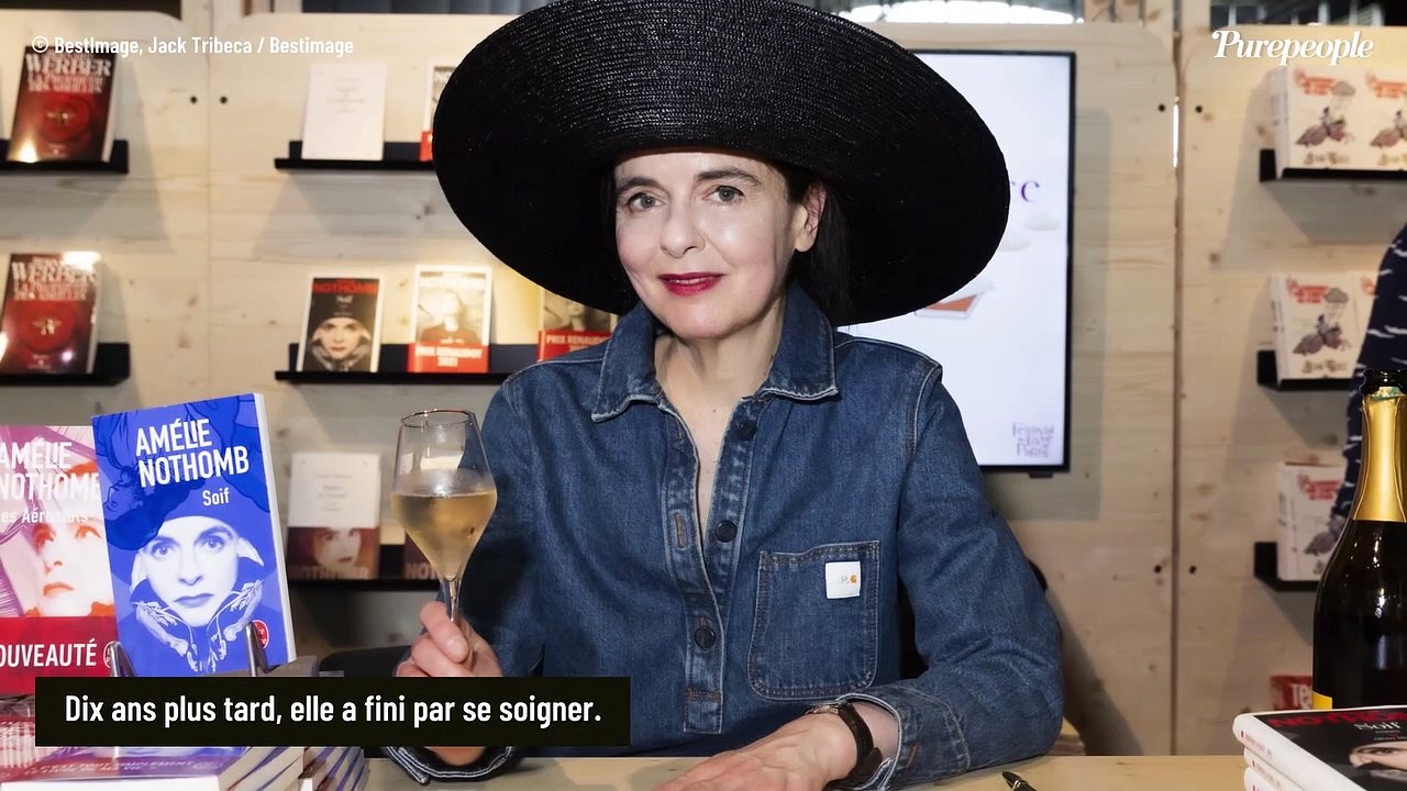 "Ca m'a sauvée" : Amélie Nothomb anorexique après un viol par quatre hommes, rares et bouleversantes confidences