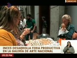 INCES realiza Feria Productiva en la Galería de Arte Nacional para el crecimiento económico del país