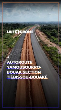 Autoroute Yamoussoukro-Bouaké, section Tiebissou-Bouaké #short