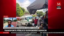 Desaparecen 2 líderes transportistas en Guerrero, suspenden servicio de transporte público