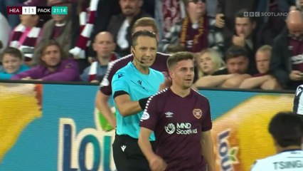 Hearts Vs PAOK 1 half 1 leg Europa Conference League Playoffs