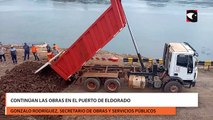 Continúan las obras en el puerto de Eldorado