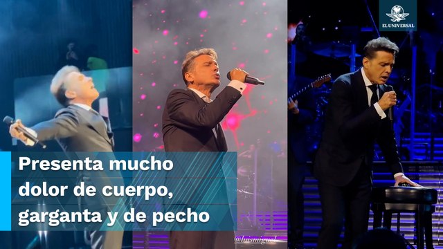 Luis Miguel se somete a tratamiento de corticoides por bronquitis