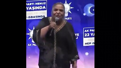 Kibariye'nin AKP etkinliğinde söyledi sözler gündem oldu: ' Götürdük malları, valla'