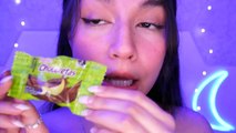 ASMR Yummy Sensitive Eating Sounds For Tingles (Mouth Sounds, Crunching, Chewing)