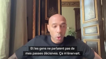 Arsenal - Thierry Henry : “Ça m'énerve qu'on ne parle que de mes buts et pas de mes passes"