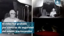 Tráiler embiste a vehículo sin luces en Michoacán