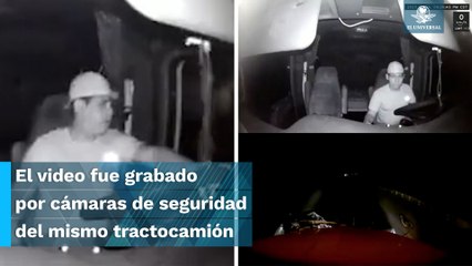 Tráiler embiste a vehículo sin luces en Michoacán