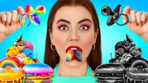 Extreme One Color Food Hacks Satisfying Rainbow Dessert And Cake Tricks! Viral Diys By 123 Go!