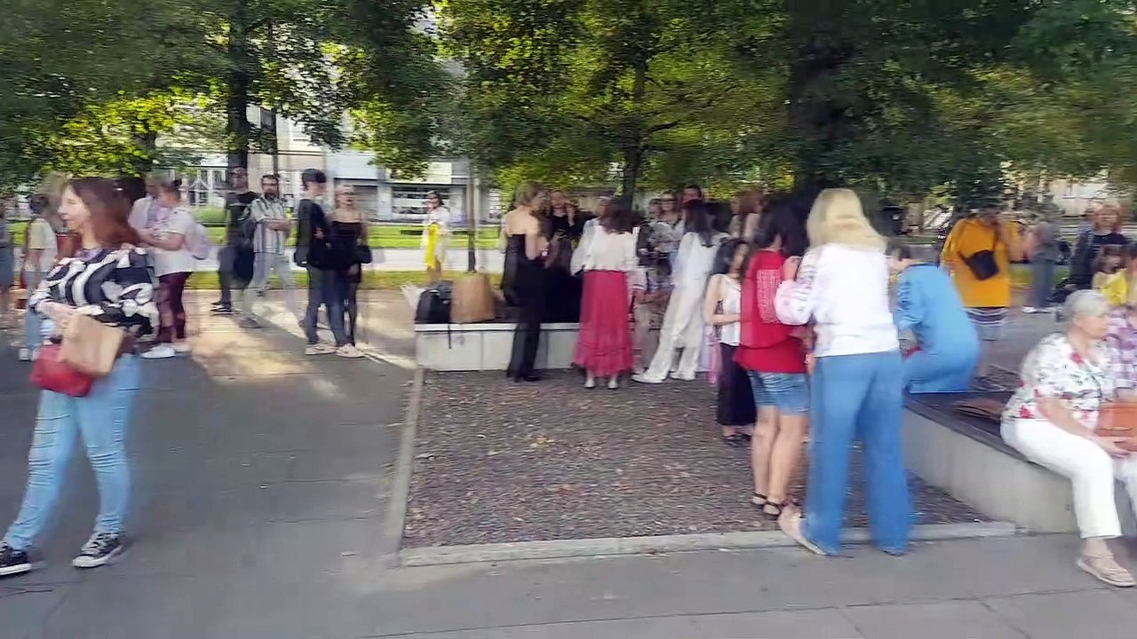 Dzień Niepodległości Ukrainy na Placu Zwycięstwa w Szczecinie