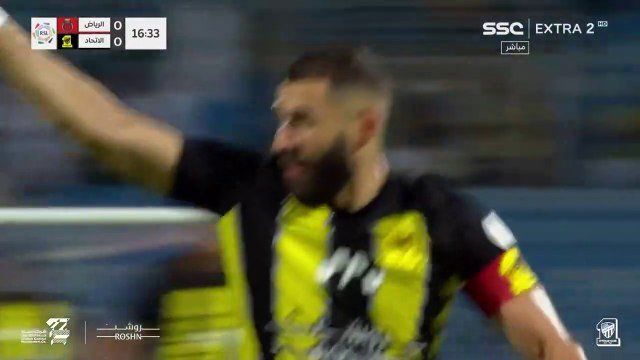 اهداف بنزيما اليوم أهداف مباراة الرياض 0 × 4 الاتحاد دوري روشن السعودي_ Al Ittihad × AlRiyadh Goals