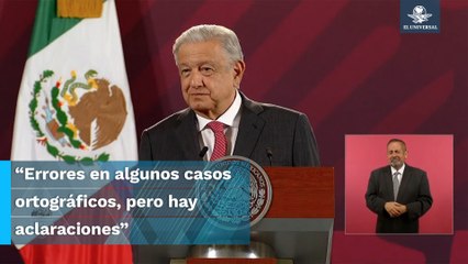 AMLO acepta que hay errores en nuevos libros de la SEP