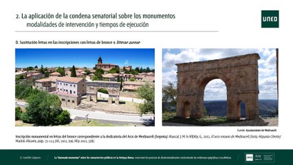 La 'damnatio-memoriae' sobre los monumentos públicos en la Antigua Roma II