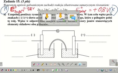 ZADANIE 15 AM2008 OGNIWA I SIŁA ELEKTROMOTORYCZNA. #chemia #chemistry
