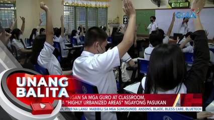 DepEd: Kakulangan sa mga guro at classroom, problema sa "highly urbanized areas" ngayong pasukan | UB