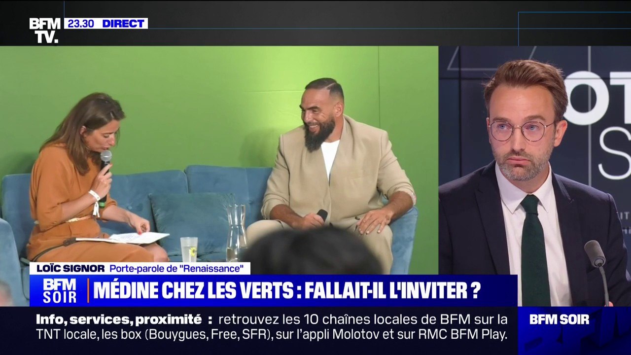Médine invité par EELV: "La faute d'Europe Écol...