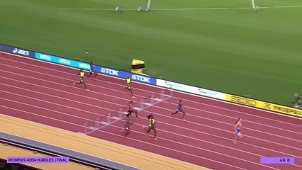 Bol puts 4x400m agony behind her by capturing 400m hurdles gold