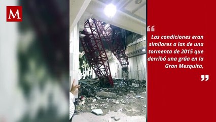 Fuertes vientos y huracanes azotan La Meca
