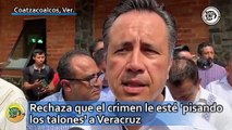 CGJ rechaza que el crimen le esté 'pisando los talones' a Veracruz; presume disminución de delitos