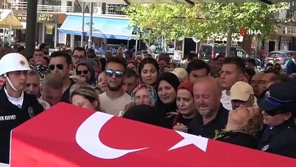 Balıkesirli genç polis ebediyete uğurlandı