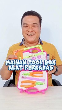 Mainan alat pertukangan - mainan tool set box - mainan alat perkakas - mainan anak cowok #short