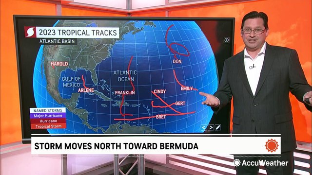 Forecasters watching the Atlantic for more tropical development as Franklin strengthens
