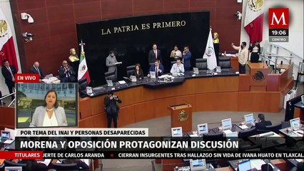 Morena y oposición protagonizan discusión en la Comisión Permanente