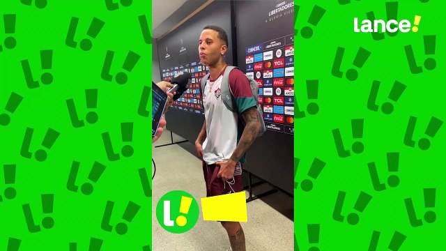 Alexsander revela como se sentiu no retorno ao Fluminense após três meses sem jogar por conta de lesões