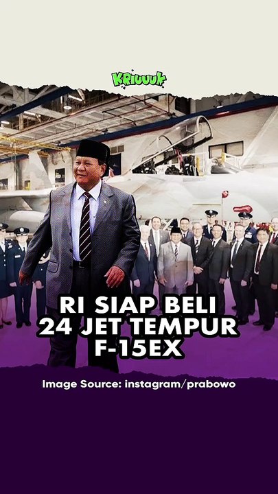 RI SIAP BELI 24 JET TEMPUR F-15EX