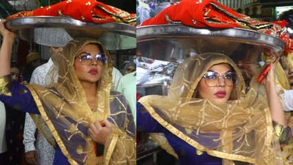 Rakhi Sawant पहुंची Mahim Dargah, चादर चढ़ाकर मांगी दुआएं, Adil, Sherlyn पर लिया ये फैसला! FilmiBeat