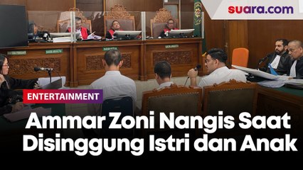 Ammar Zoni Nangis Saat Disinggung Istri dan Anak
