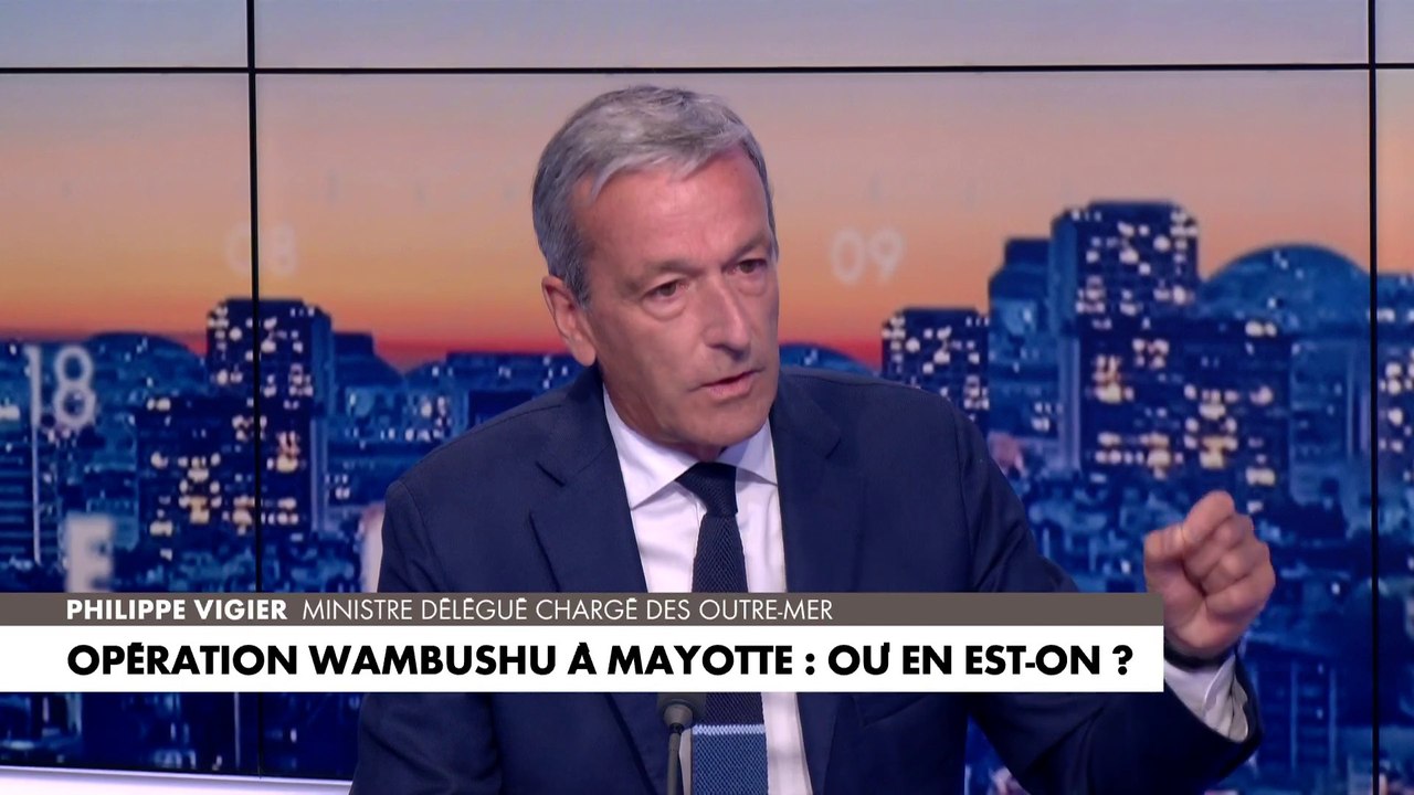 Philippe Vigier : «L'opération Wuambushu se déroule bien, il y a déjà eu 500 logements qui ont été détruits»