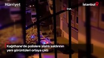 Kağıthane'de polislere silahlı saldırının yeni görüntüleri ortaya çıktı