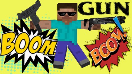 Minecraft Silah Tanıtımı(Anaa!!! Ne Çok Silah Var)